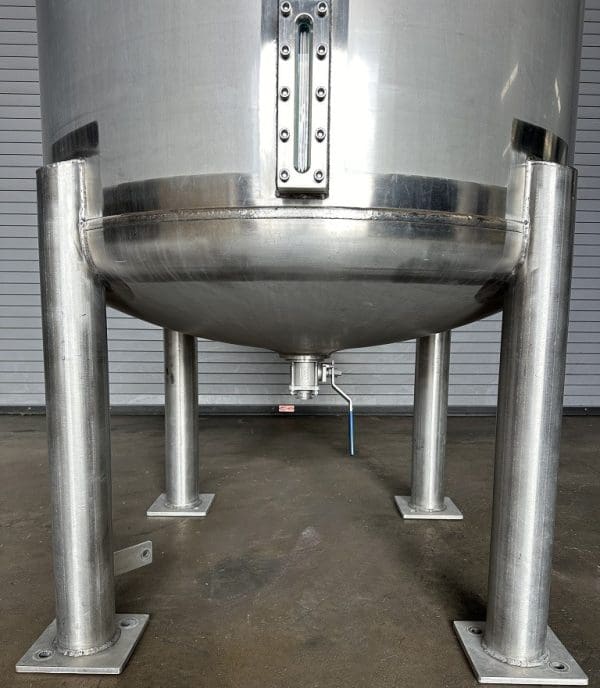 2018 Holloway Precision Stainless 300 Gallon Stainless Pressure Vessel Tank with Removable Top