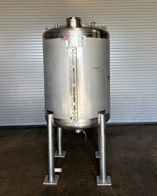 2018 Holloway Precision Stainless 300 Gallon Stainless Pressure Vessel Tank with Removable Top