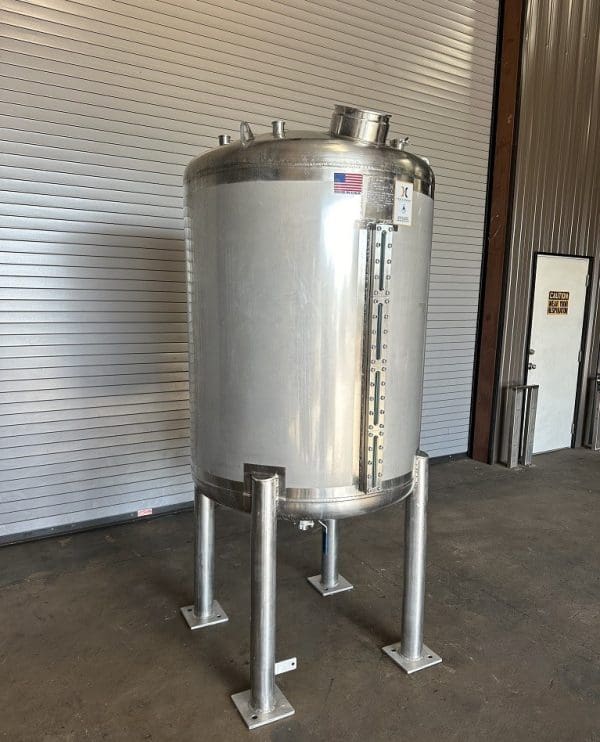 2018 Holloway Precision Stainless 300 Gallon Stainless Pressure Vessel Tank with Removable Top