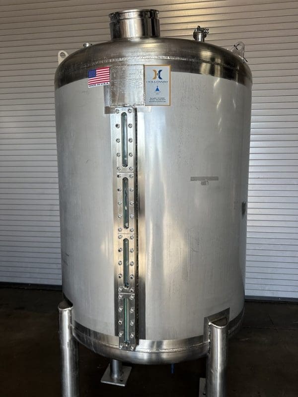 2018 Holloway Precision Stainless 300 Gallon Stainless Pressure Vessel Tank with Removable Top