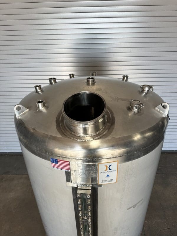 2018 Holloway Precision Stainless 300 Gallon Stainless Pressure Vessel Tank with Removable Top