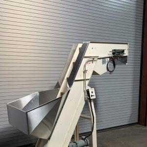 AMG 18 CU FT Stainless Cap Bottle Hopper Feeder Elevator