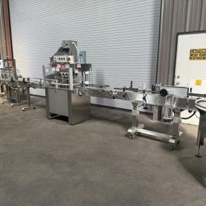 COMPLETE 8 VALVE LIQUID BOTTLE FILLING LINE