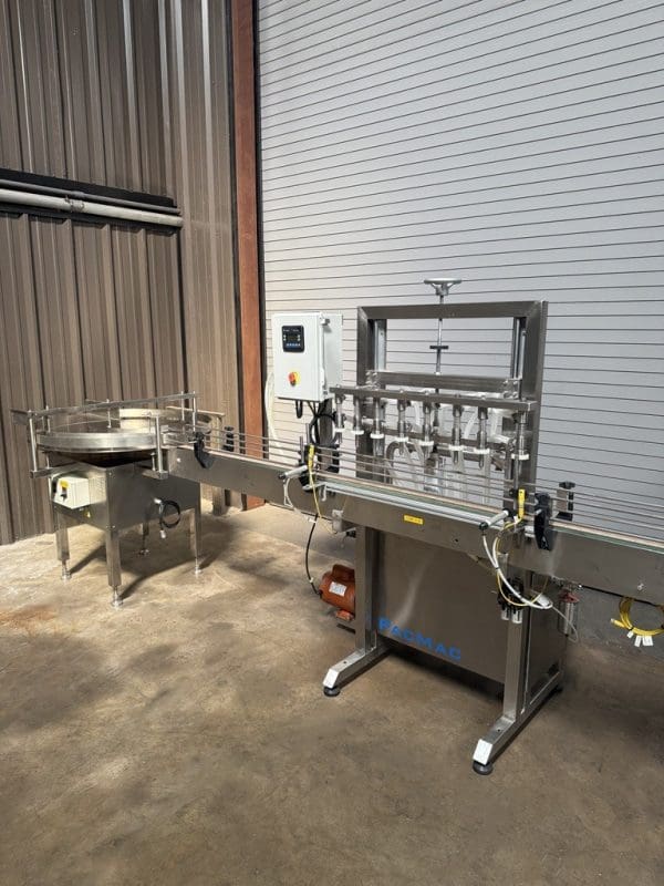 COMPLETE 8 VALVE LIQUID BOTTLE FILLING LINE