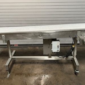 Conveyor 12in x 80in Stainless Incline Food Conveyor (1)