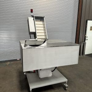 PSG 30 CU FT Stainless Cap Feed Hopper Elevator Feeder, Serial #190210-161