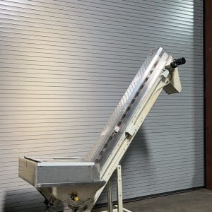 Hoppman 30 CU FT Stainless Cap Hopper Feeder Elevator Serial #177716