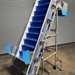 Conveyor 24in IFS ELEVEYOR Stainless Incline Food Conveyor, Serial #03874