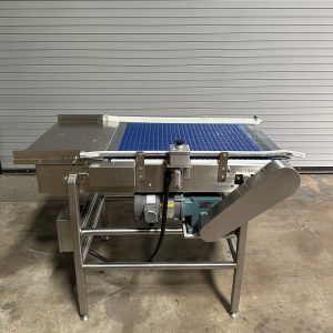 Conveyor 24in x 36in SS Bottle Accumulation Feed Table with VFAC