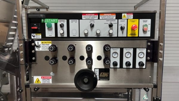 EPAK 8 Quill Inline Capper with Waterfall Elevator Sorter, Serial #0114-34876-216-007