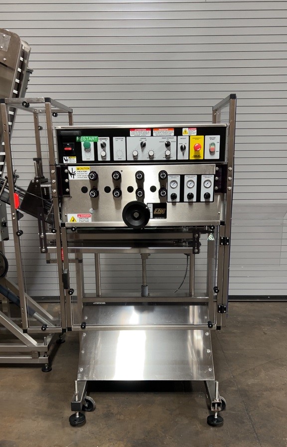 EPAK 8 Quill Inline Capper with Waterfall Elevator Sorter, Serial #0114-34876-216-007