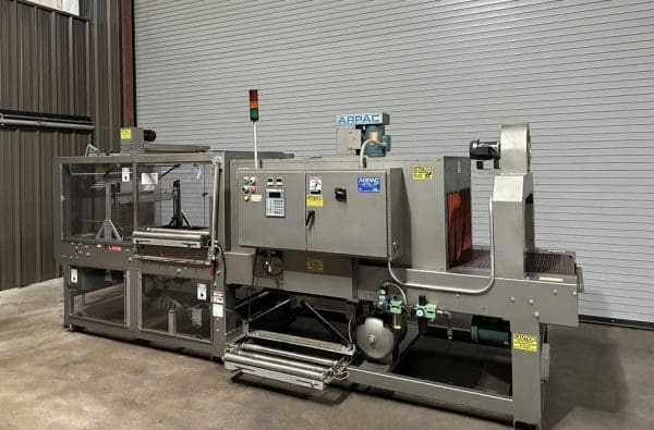 Arpac 45TW-28 Tray Shrink Wrapper and Heat Tunnel, Serial #4170