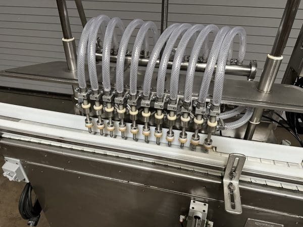 CapPlus 11 Valve Semi-Automatic Inline Bottle Filler, Serial #118724