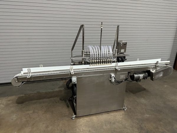 CapPlus 11 Valve Semi-Automatic Inline Bottle Filler, Serial #118724