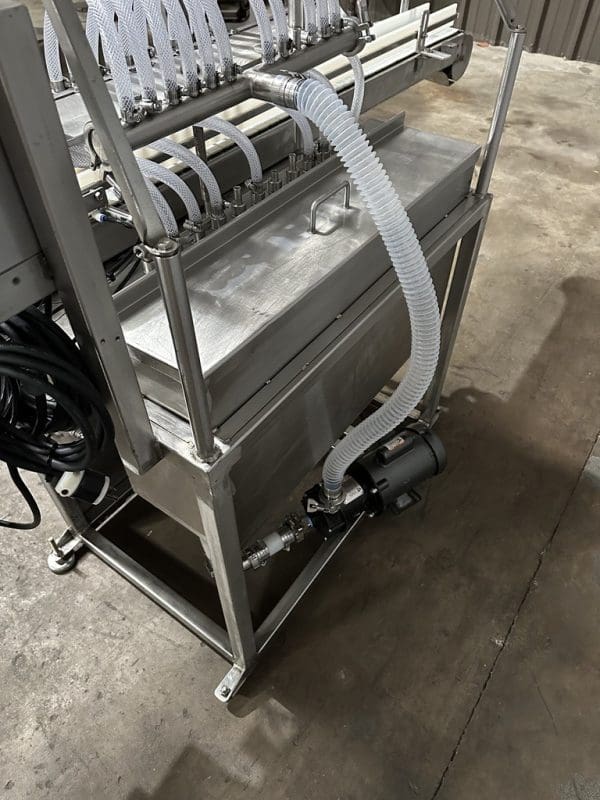 CapPlus 11 Valve Semi-Automatic Inline Bottle Filler, Serial #118724