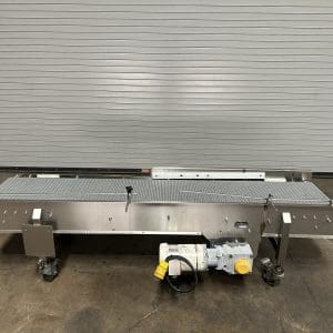 Conveyor 18in x 100in Stainless Food Conveyor, Serial #28305-11