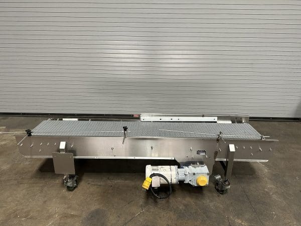 Conveyor 18in x 100in Stainless Food Conveyor, Serial #28305-11