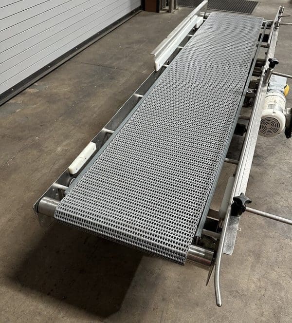 Conveyor 18in x 100in Stainless Food Conveyor, Serial #28305-11