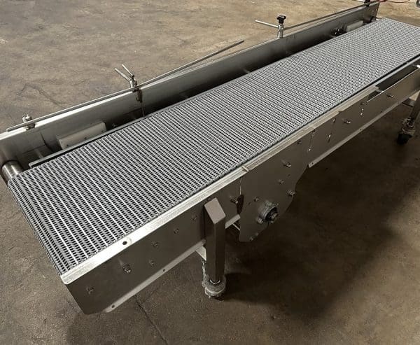 Conveyor 18in x 100in Stainless Food Conveyor, Serial #28305-11