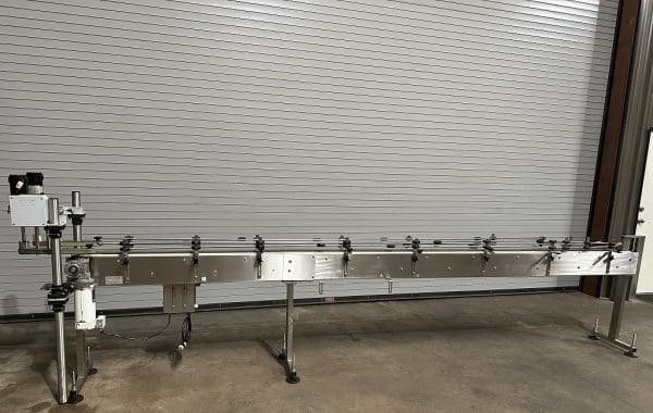 Inline Filling Systems 4.5in x15' L Bottling Conveyor, Serial #28546
