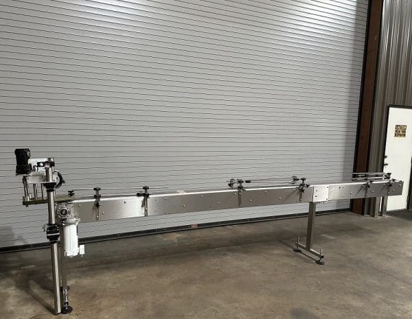 Inline Filling Systems 4.5in x15' L Bottling Conveyor, Serial #28553