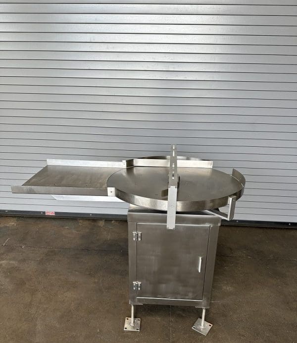 TPS 36in Stainless Rotary Accumulator Feed Table With Speed Control (1)