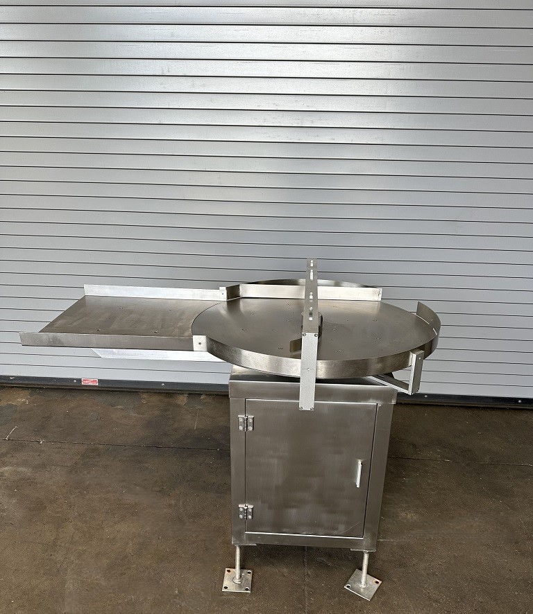 TPS 36in Stainless Rotary Accumulator Feed Table With Speed Control (1)