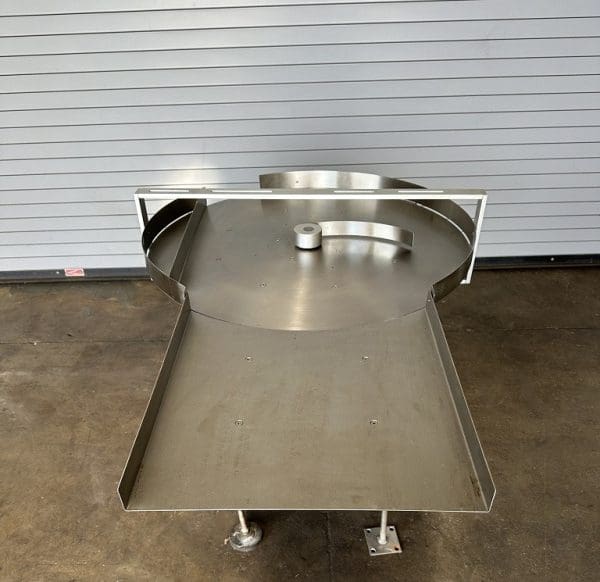 TPS 36in Stainless Rotary Accumulator Feed Table With Speed Control (1)