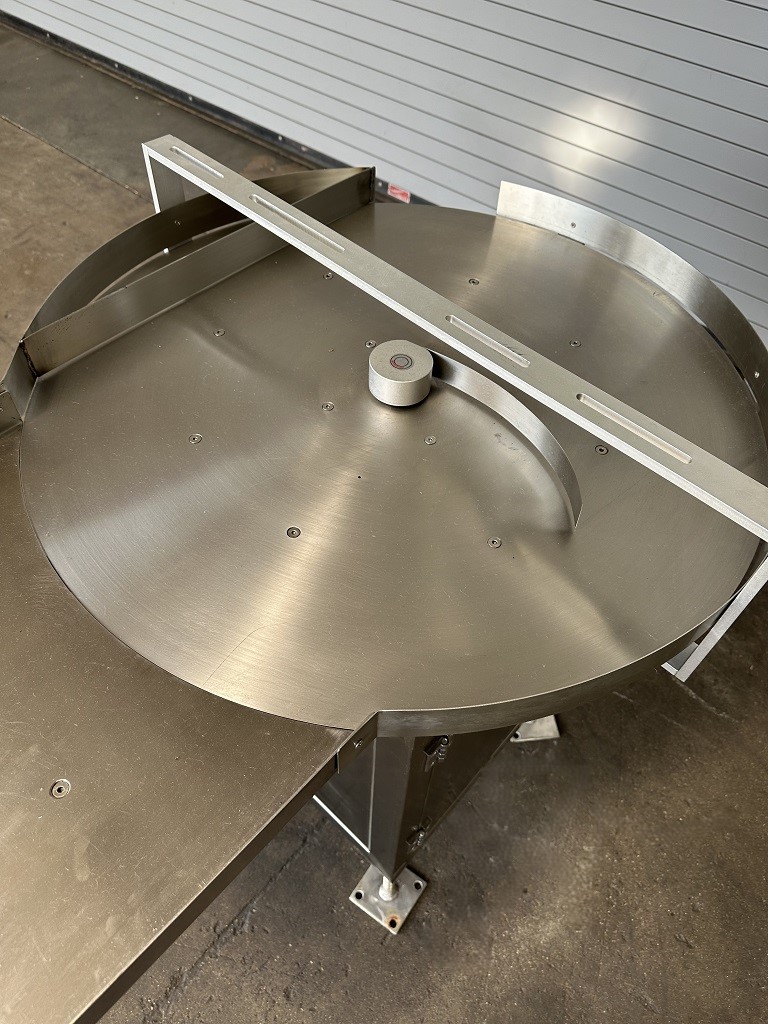 TPS 36in Stainless Rotary Accumulator Feed Table With Speed Control