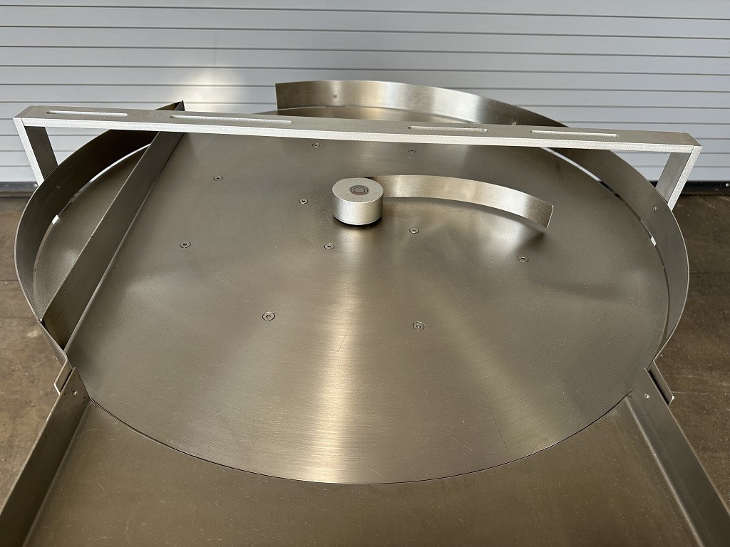 TPS 36in Stainless Rotary Accumulator Feed Table With Speed Control