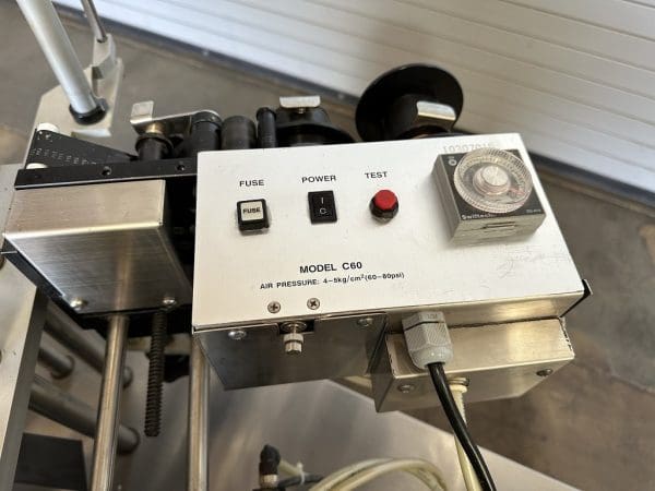 CVC EC30 Inline Wrap Bottle Labeler, Serial #10309047