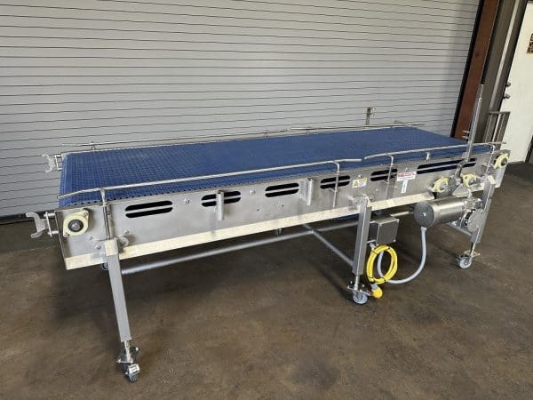Conveyor 35in x 114in Stainless Food Conveyor, Serial #31323