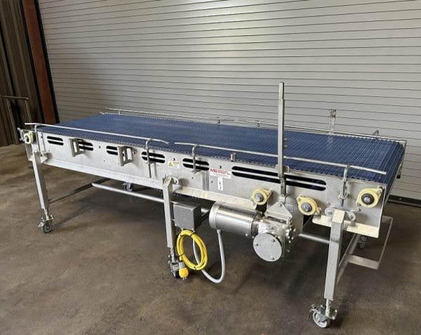 Conveyor 35in x 114in Stainless Food Conveyor, Serial #31323