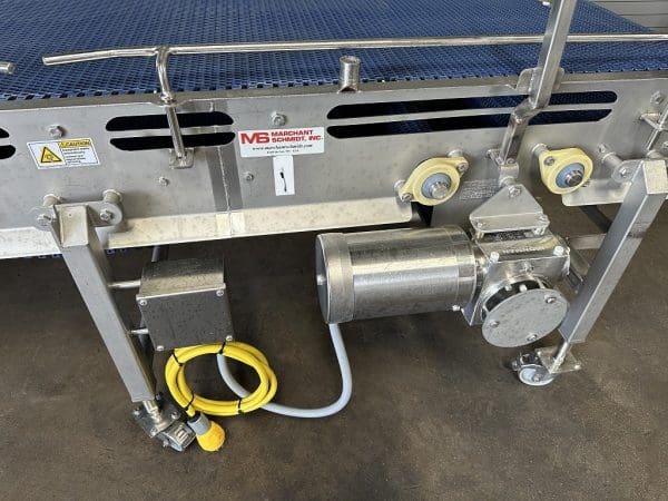 Conveyor 35in x 114in Stainless Food Conveyor, Serial #31323