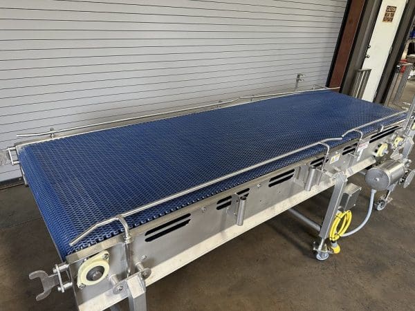 Conveyor 35in x 114in Stainless Food Conveyor, Serial #31323