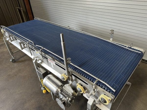 Conveyor 35in x 114in Stainless Food Conveyor, Serial #31323