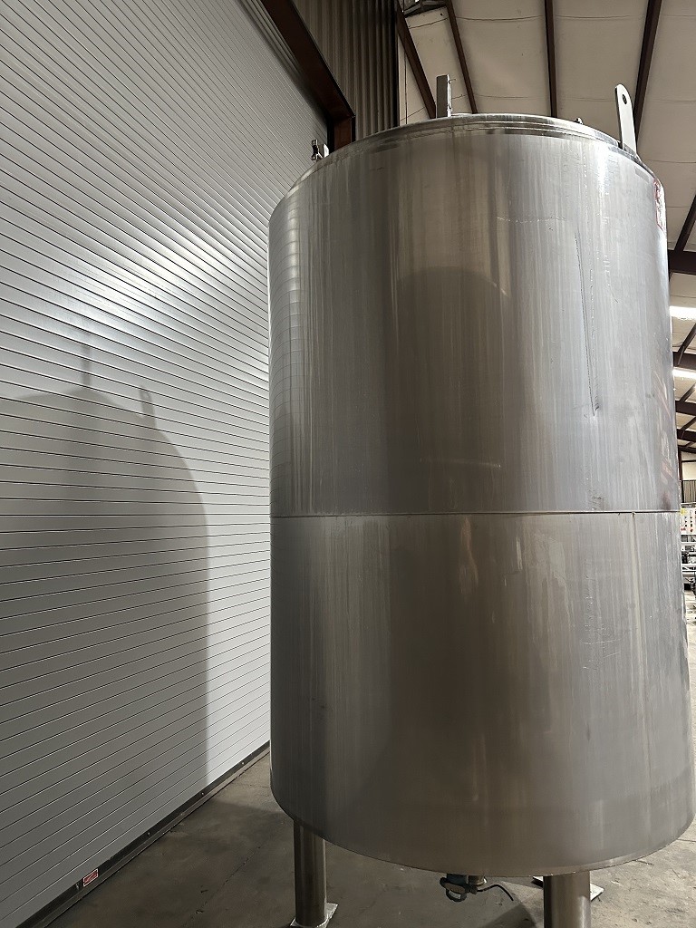 GTI 1,300 Gallon Insulated Stainless Process Tank, Serial #70064206