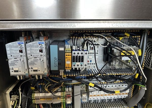 Pack Service 60in x 90in SS Reflow Buffer Surge Accumulation Table, Serial #L1050039