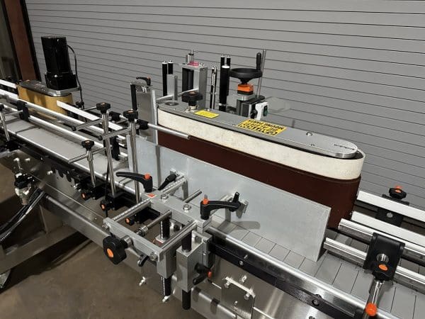 Quadrel Techline Wrap Bottle Labeler, Serial #83346-100