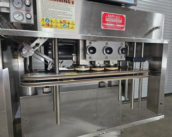 Kaps All 6 Quill Inline Bottle Capper with Cap Elevator, Serial #7169