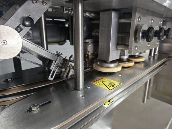 Kaps All 6 Quill Inline Bottle Capper with Cap Elevator, Serial #7169