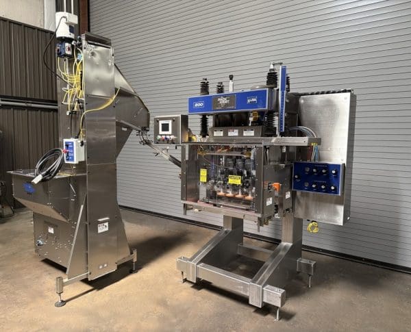 Pack West A200 Automatic Inline 8 Quill Bottle Capper, Serial #T-8-RM-LR-2575