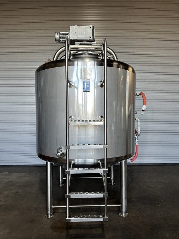 2015 FELDMEIER 1,000 GALLON 316L STAINLESS JACKETED PROCESSOR MIX TANK KETTLE