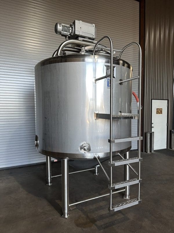 2015 FELDMEIER 1,000 GALLON 316L STAINLESS JACKETED PROCESSOR MIX TANK KETTLE
