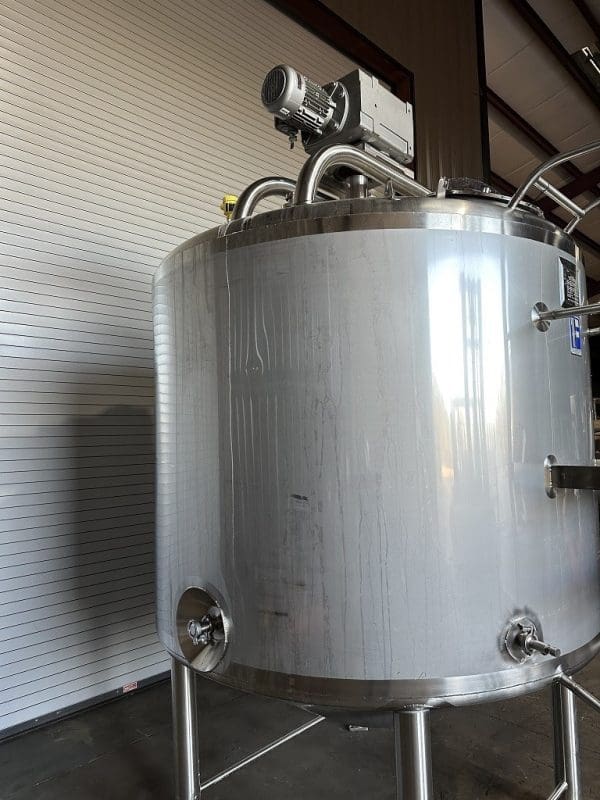 2015 FELDMEIER 1,000 GALLON 316L STAINLESS JACKETED PROCESSOR MIX TANK KETTLE
