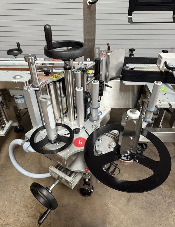 NITA XP100 Inline Wrap Around Bottle Labeler, Serial #1624-01-04