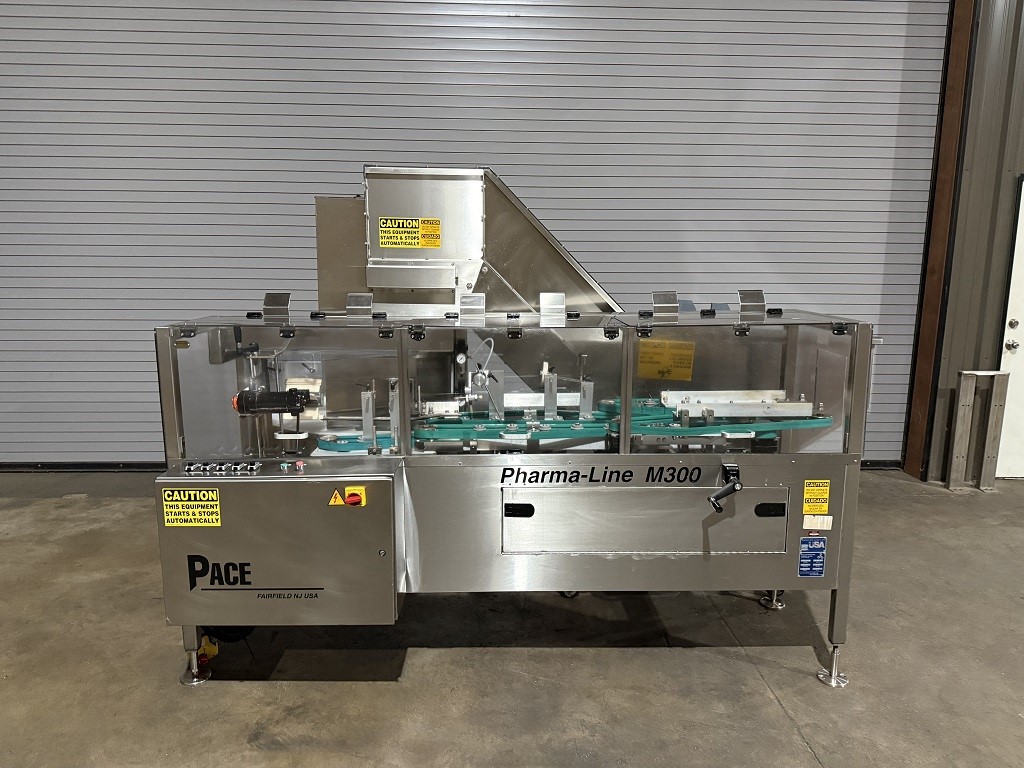Pace M300 Pharma Line Bottle Unscrambler with Air Rinse, Serial #2306
