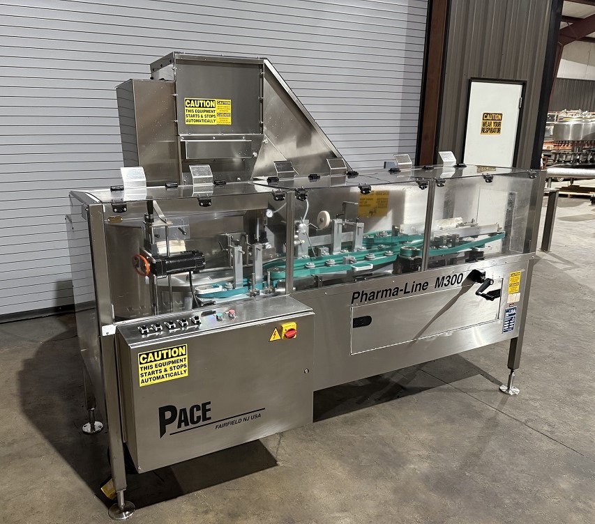 Pace M300 Pharma Line Bottle Unscrambler with Air Rinse, Serial #2306