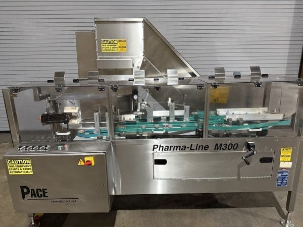 Pace M300 Pharma Line Bottle Unscrambler with Air Rinse, Serial #2306