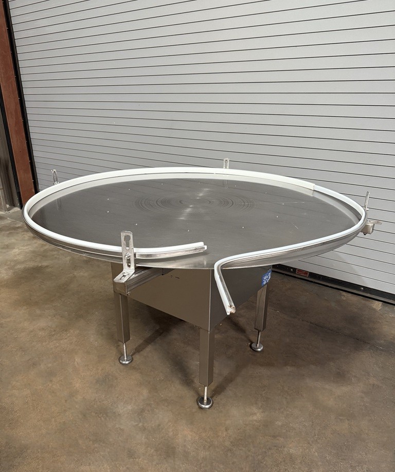 Accutek 60in Stainless Rotary Accumulator Table, Serial #A-17L07-1804